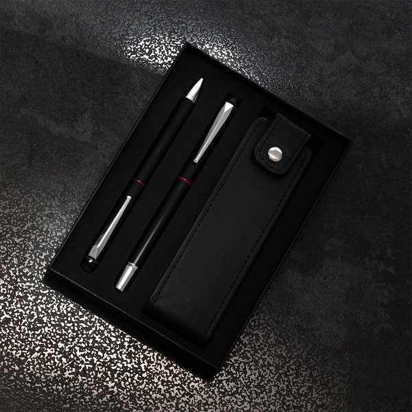 R01071.08 - Zestaw piśmienniczy Curitiba, czerwony 