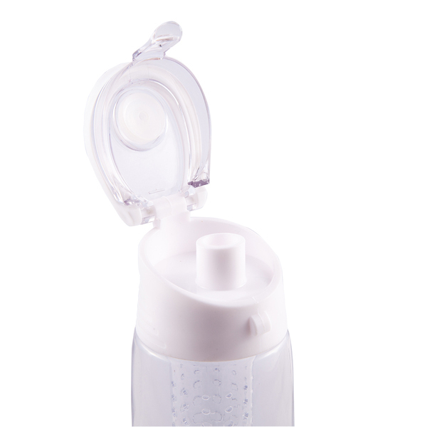 R08313.06 - Bidon Frutello 700 ml, biały/transparentny 