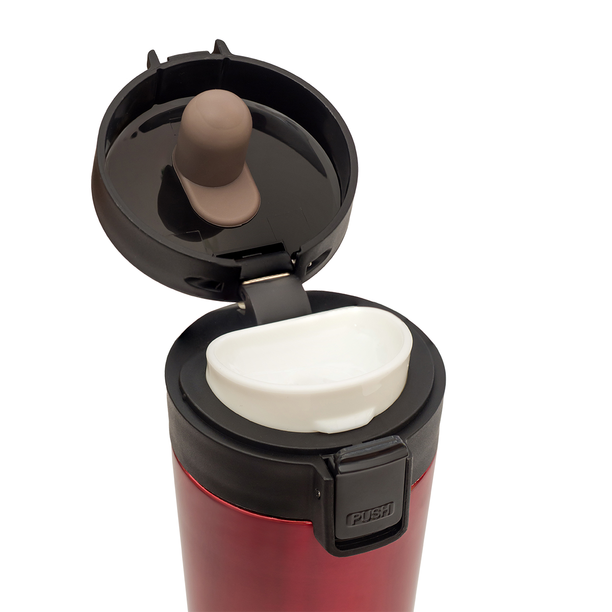 R08428.08 - Kubek termiczny Casper 350 ml, czerwony