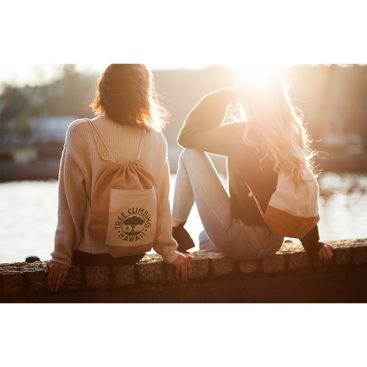 R08505.10 - Plecak jutowy Eco-Pure, brązowy