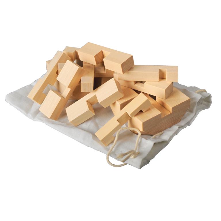 R08820 - Układanka logiczna Cube, ecru