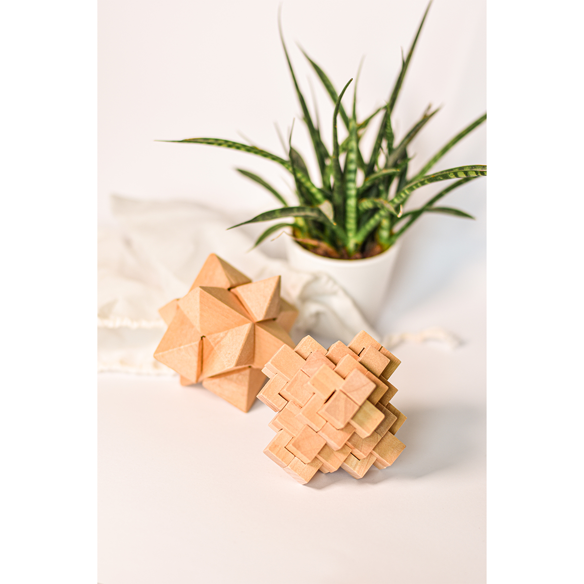 R08823 - Układanka logiczna Star, ecru