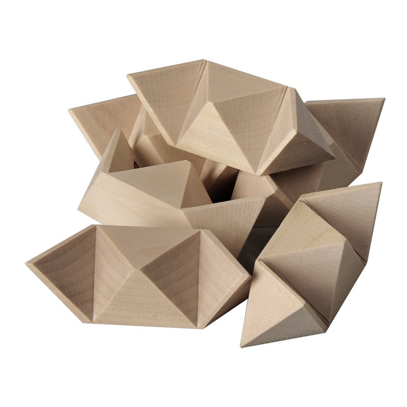 R08823 - Układanka logiczna Star, ecru