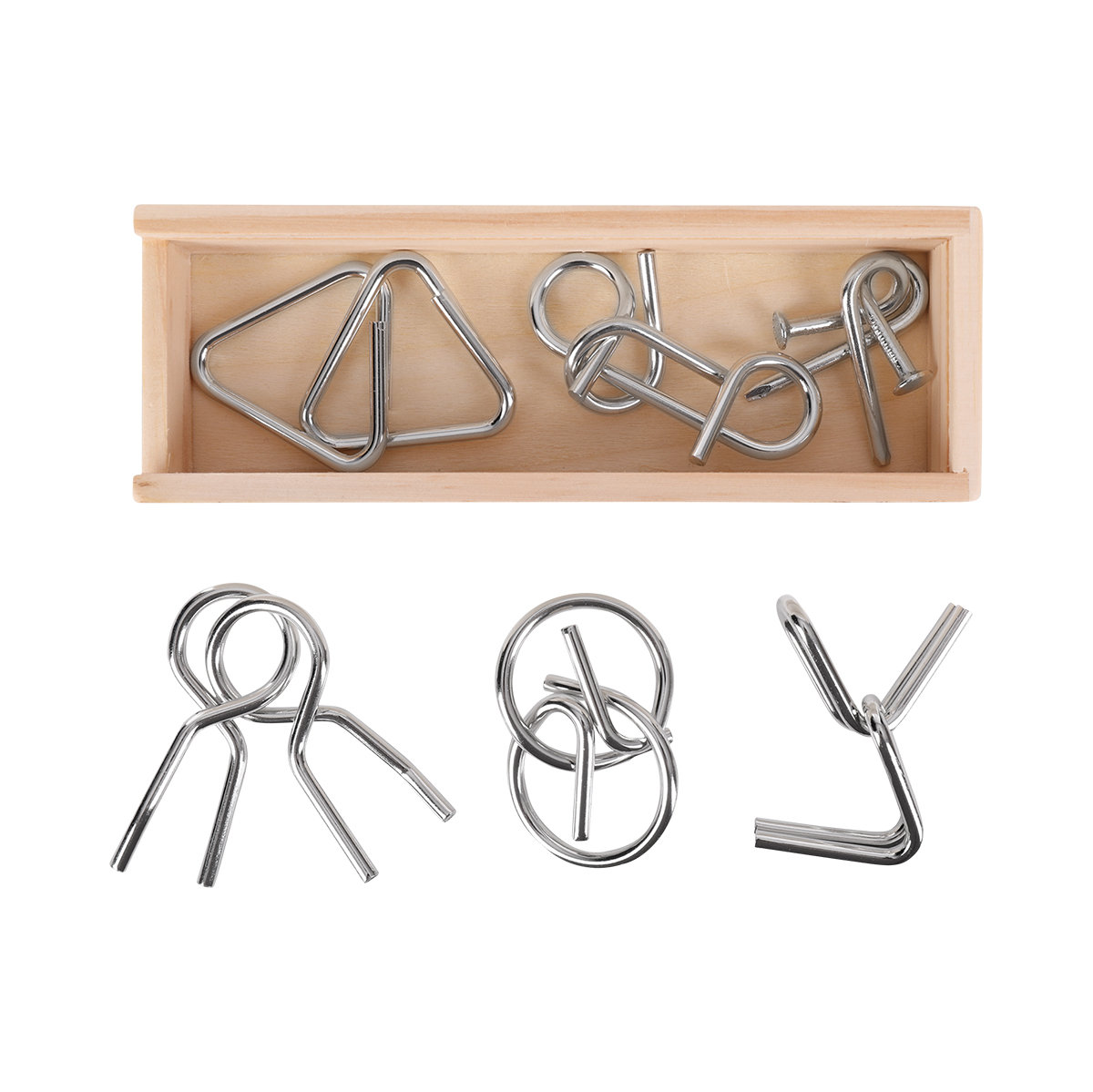 R08856.13 - Zestaw łamigłówek Brainiac, beżowy