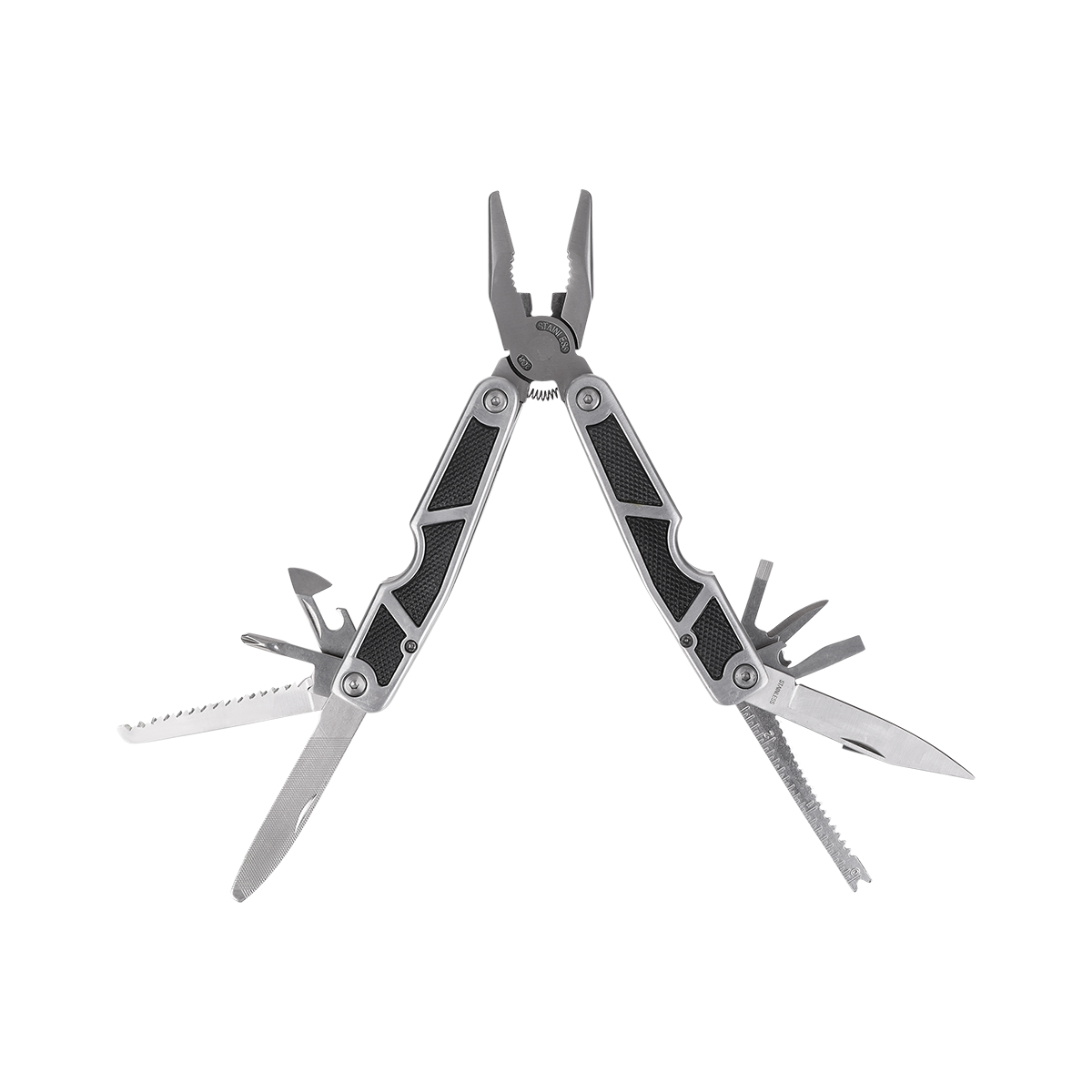 R17536 - Narzędzie wielofunkcyjne z latarką Survivor, czarny