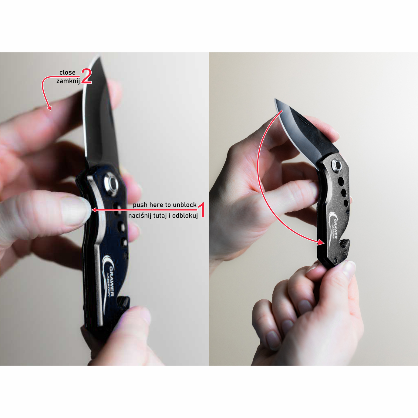 R17555.02 - Nóż składany Intact, czarny