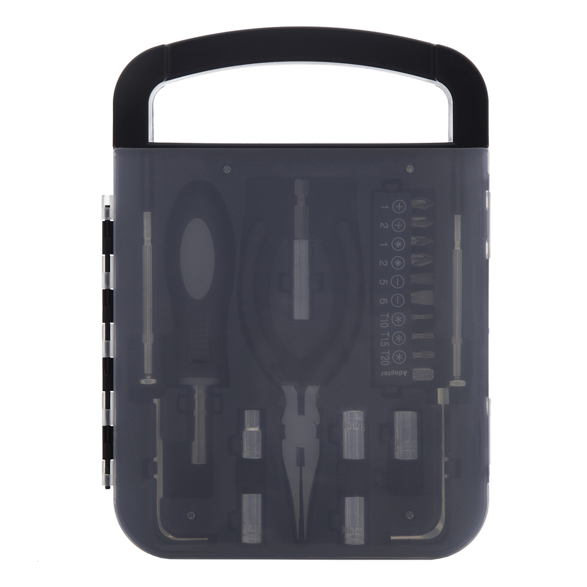 R17724.02 - Zestaw narzędzi Hefty, czarny