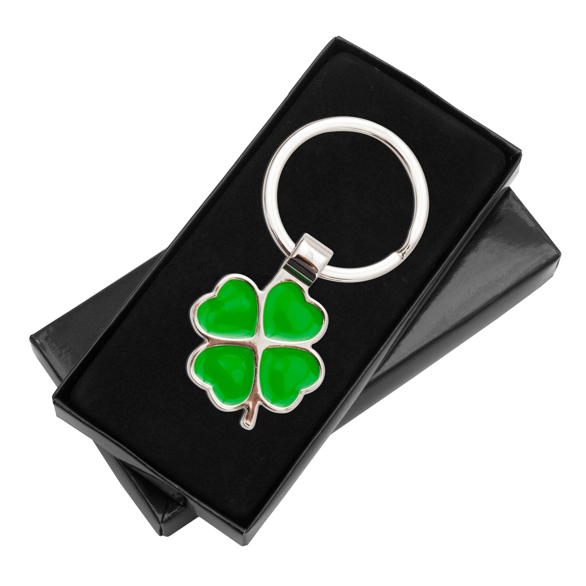 R73188.05 - Brelok Clover Luck, zielony/srebrny
