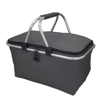 R08157 - Izotermiczny kosz na zakupy Portland, szary 